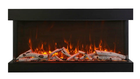 Image of 60-TRU-VIEW-XL XT – 60″ wide x 22″ in height – 3 sided glass / indoor or outdoor electric fireplace