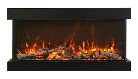 Image of 60-TRU-VIEW-XL XT – 60″ wide x 22″ in height – 3 sided glass / indoor or outdoor electric fireplace