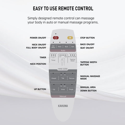Image of KAHUNA COMPACT MASSAGE CHAIR – HANI3200