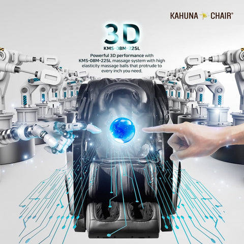 Image of 3D Kahuna Exquisite Rhythmic Massage Chair HUBOT HM-078