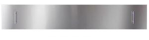 Image of 72″ Slim Electric Fireplace Built-in only with black steel surround