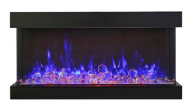 60-TRU-VIEW-XL XT – 60″ wide x 22″ in height – 3 sided glass / indoor or outdoor electric fireplace