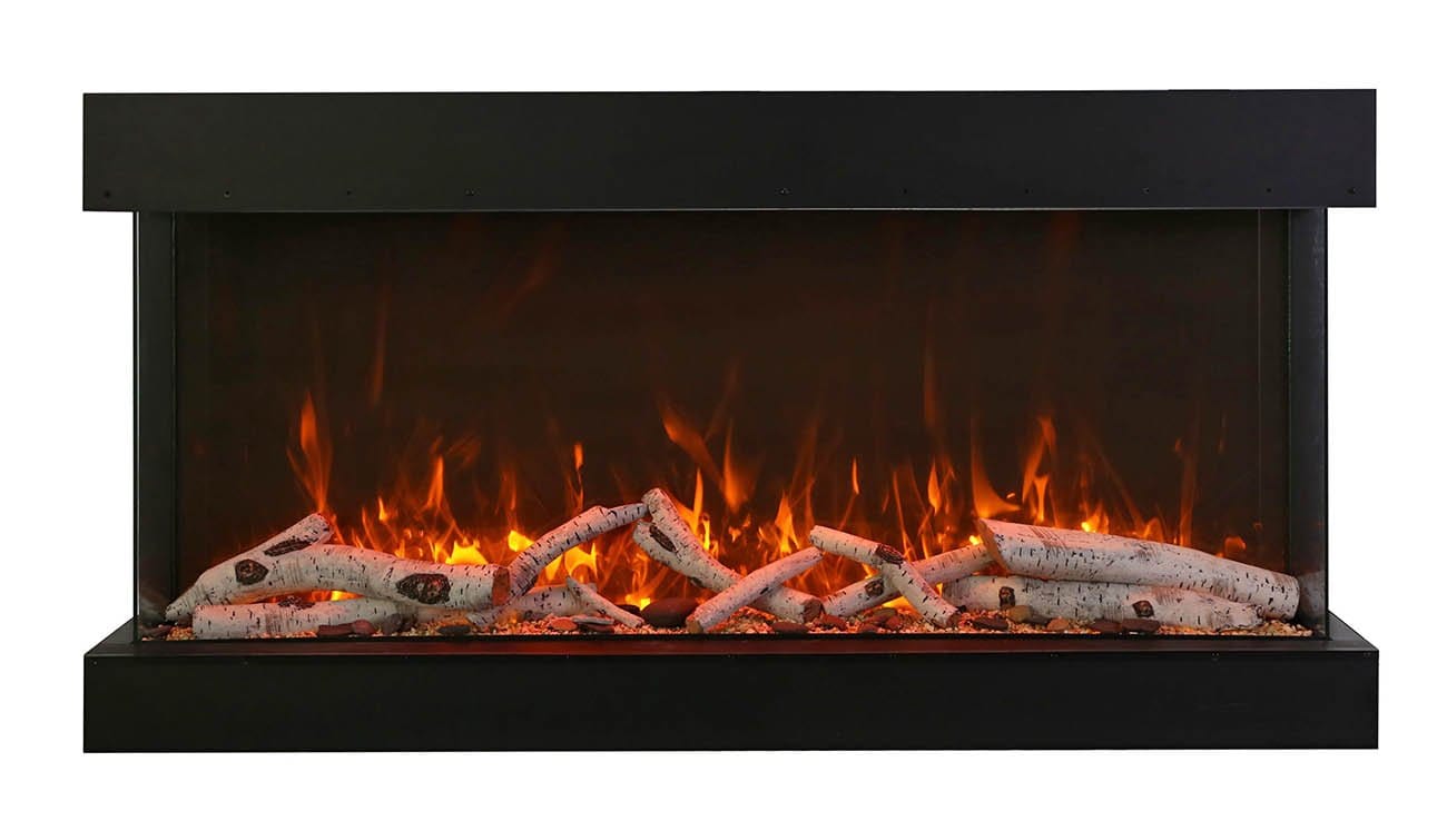 60-TRU-VIEW-XL XT – 60″ wide x 22″ in height – 3 sided glass / indoor or outdoor electric fireplace