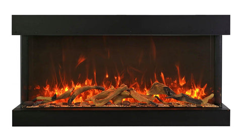 Image of 60-TRU-VIEW-XL XT – 60″ wide x 22″ in height – 3 sided glass / indoor or outdoor electric fireplace