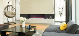 Napoleon’s Trivista 60 three-sided electric fireplace